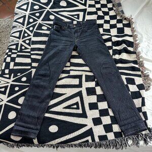 hiroshi kato "Pen Slim" Indigo Black Raw 14oz Selvedge jeans size 32